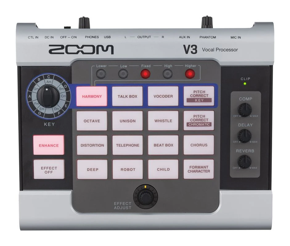 Zoom V-3 Vocal Processor